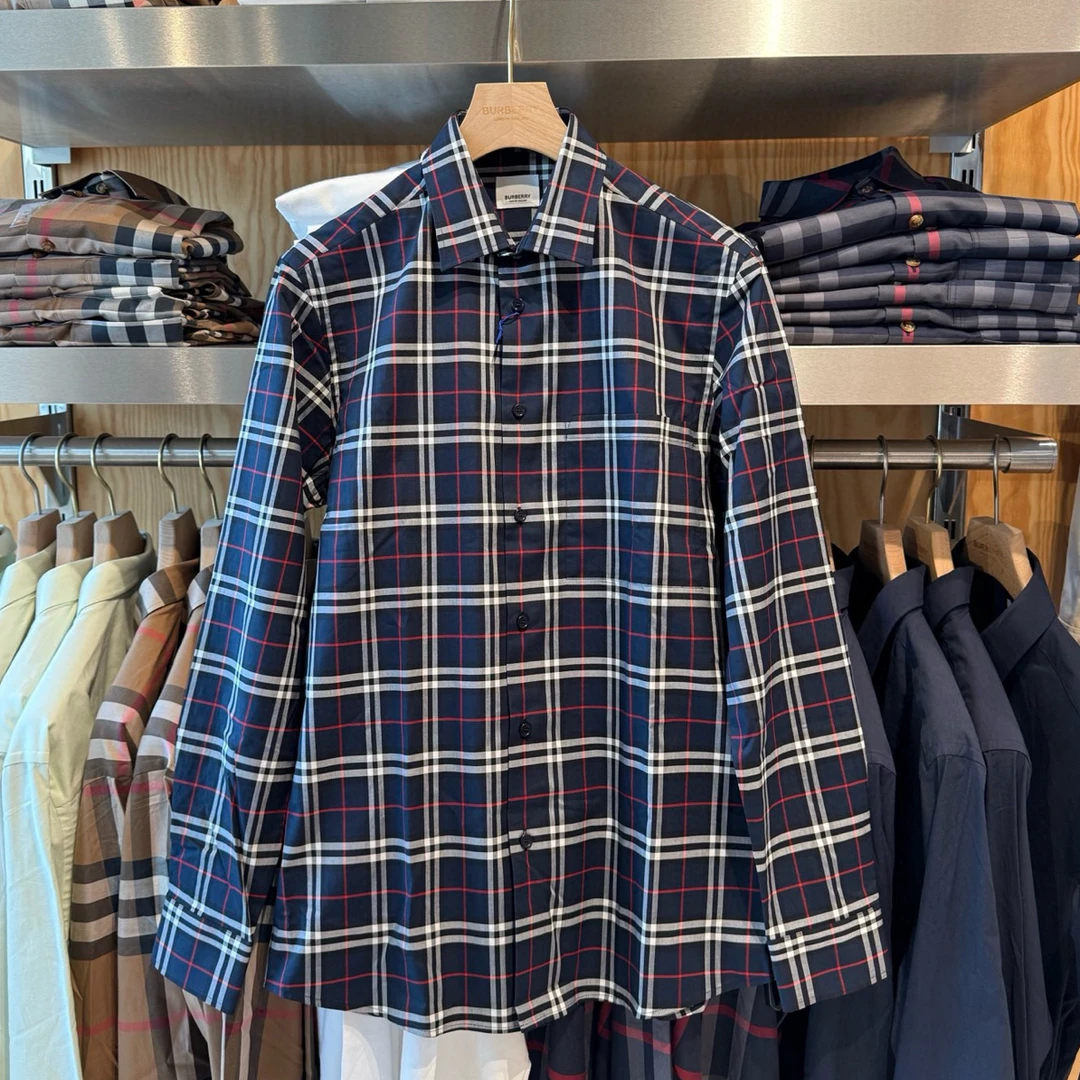 未使用 BURBERRY/博柏利 巴宝莉 男装 长袖 衬衫 80732201