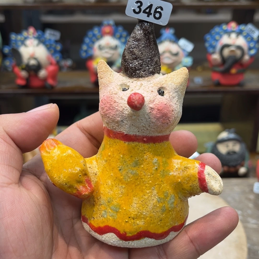 摆件纯手工抽象陶瓷摆件346