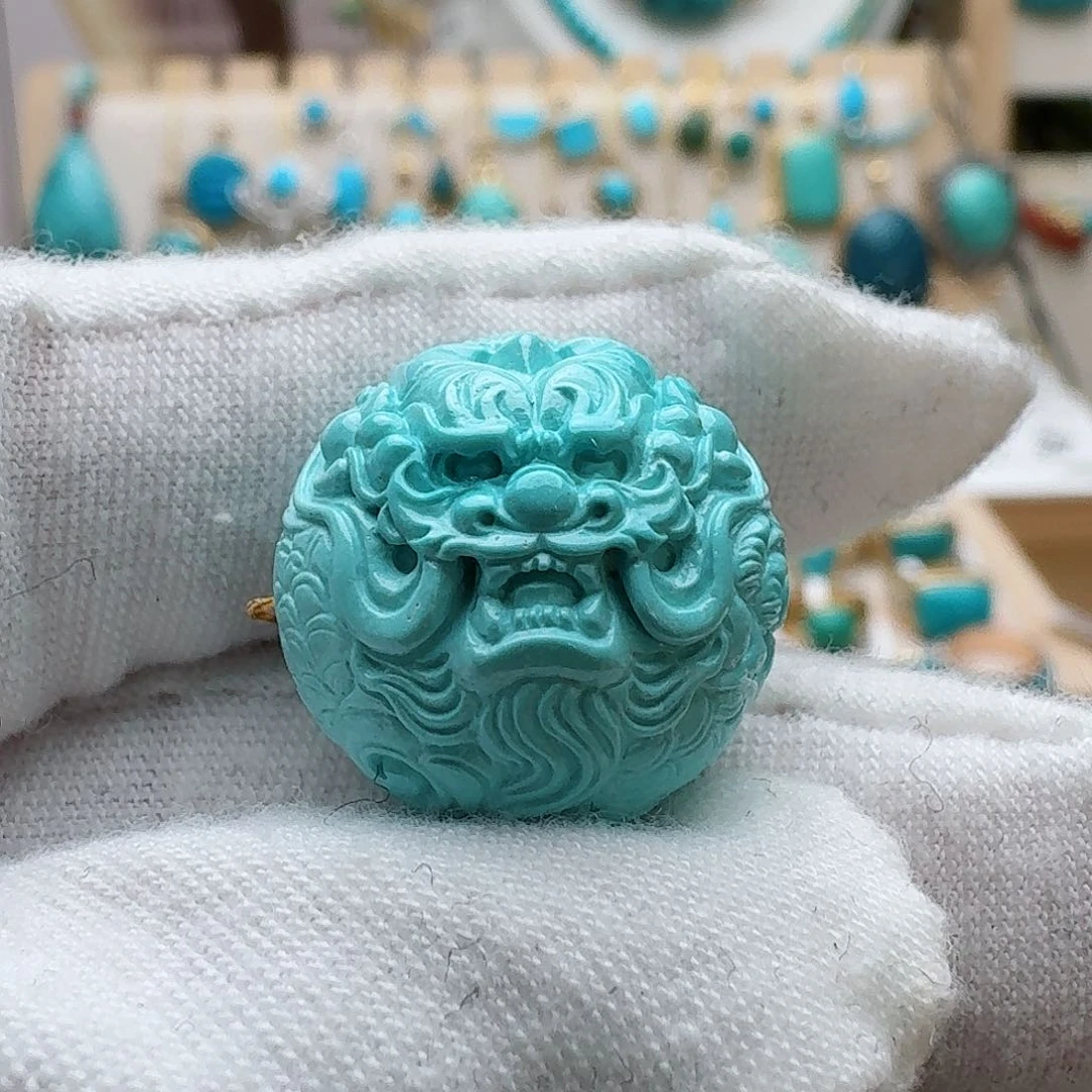 绿松石珠宝奇石未镶嵌