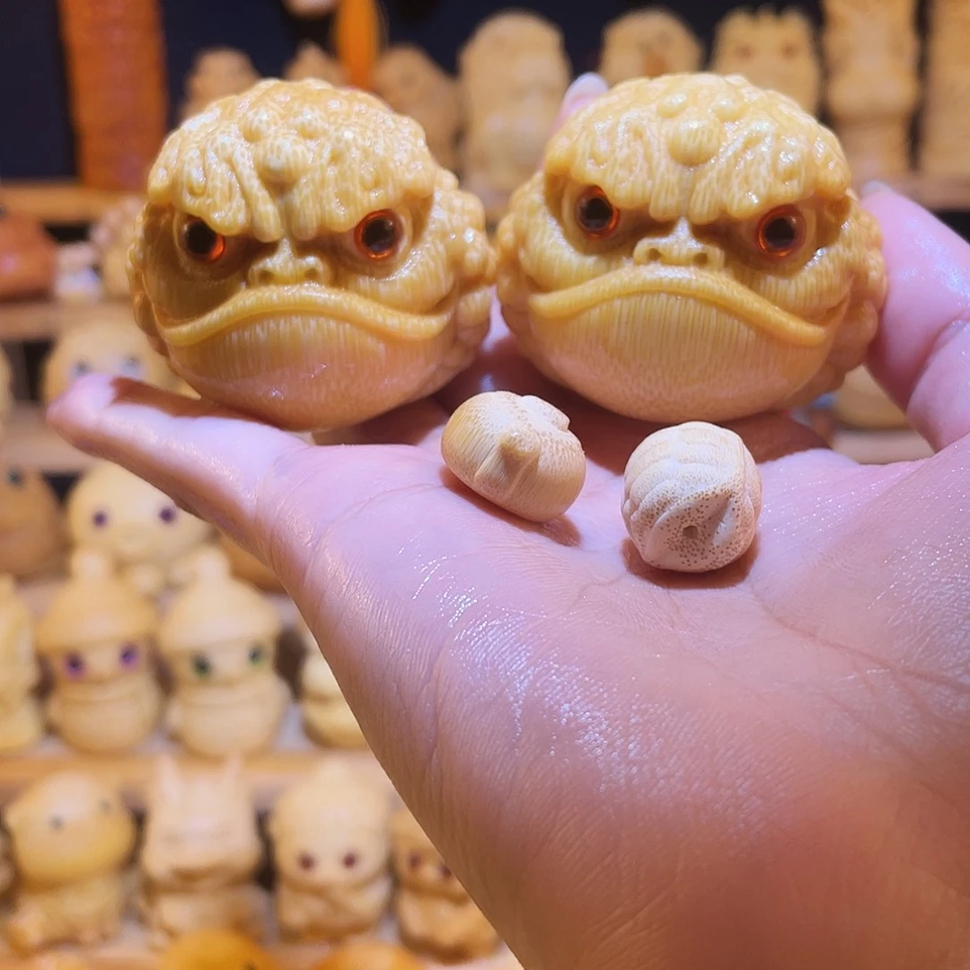 毛***m竹制品两个醒狮恶霸编配两套黄油刷