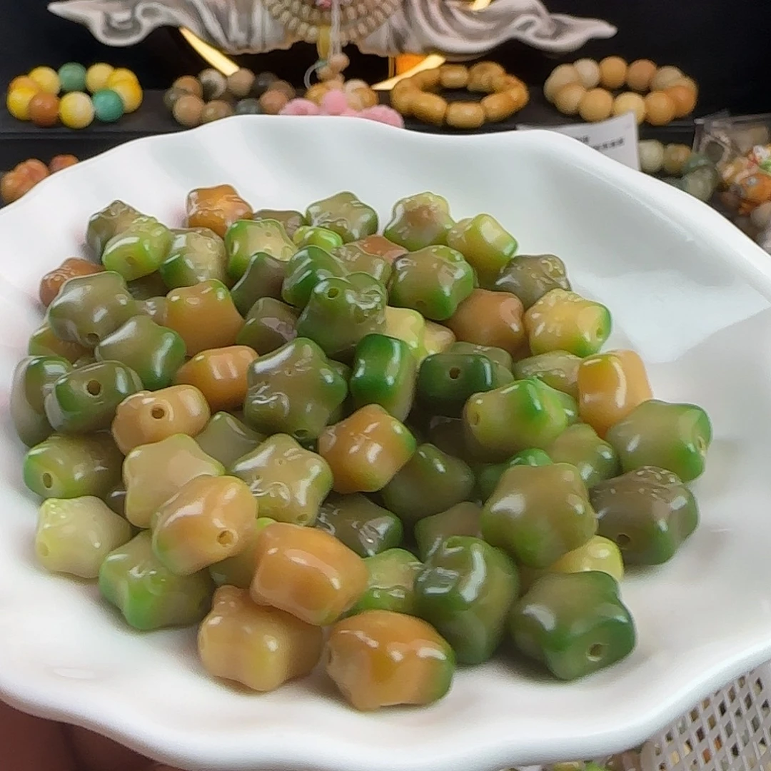 手串菩提根/象牙果卡13绿野仙踪蝴蝶结星星20颗