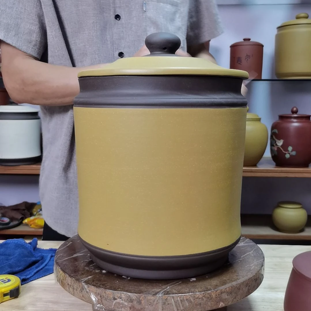 紫砂茶叶罐正品7507