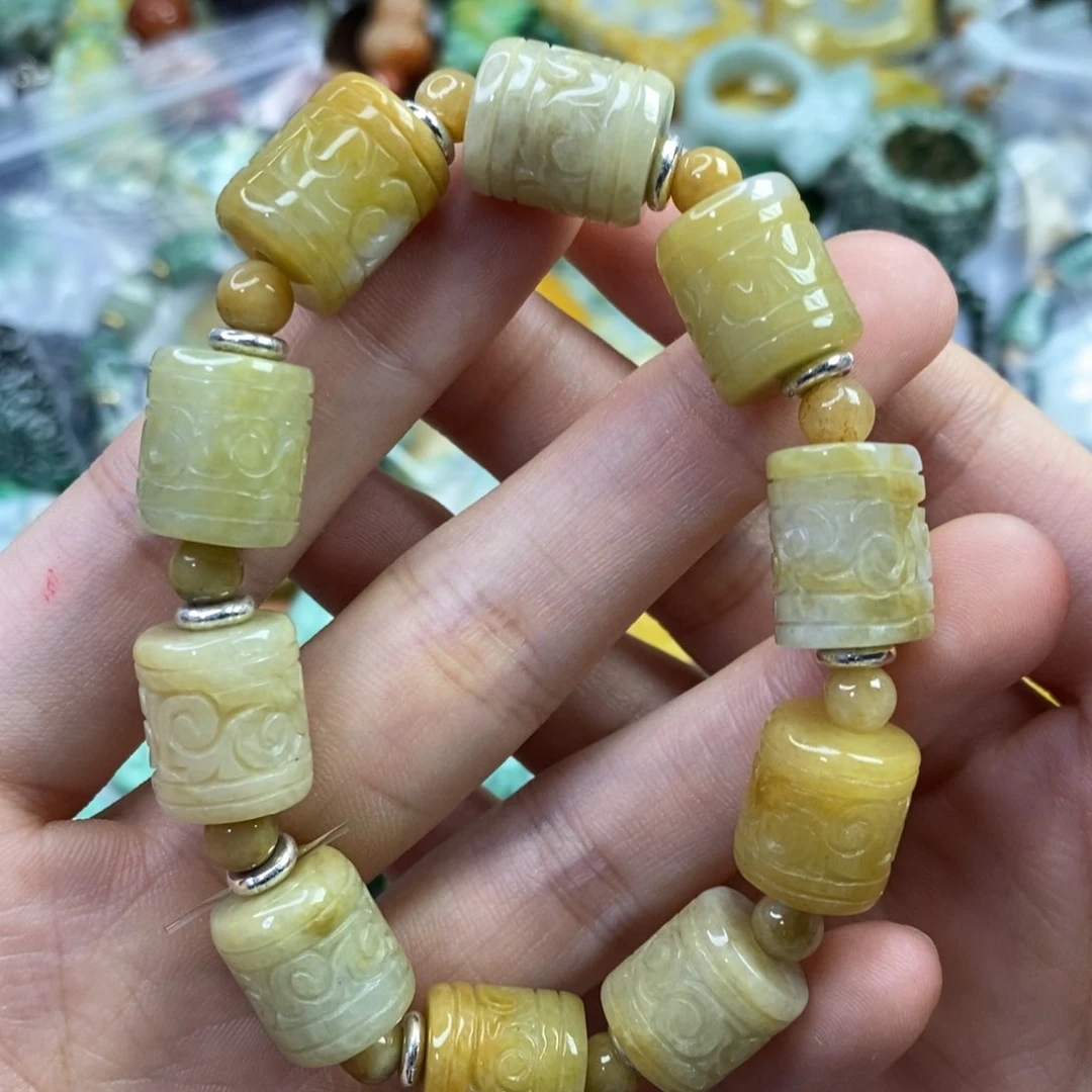 翡翠未镶嵌颈饰用****7