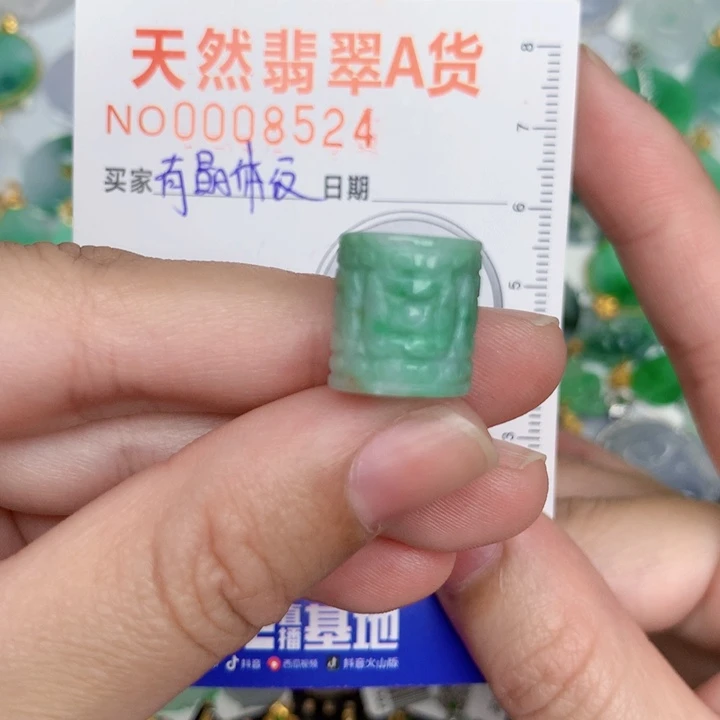 翡翠未镶嵌颈饰路路通