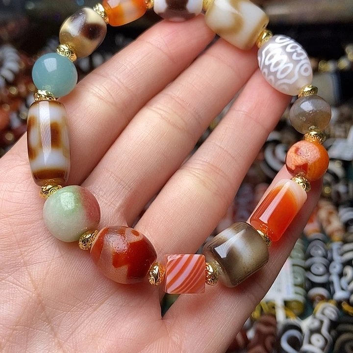 玛瑙/玉髓未镶嵌手链