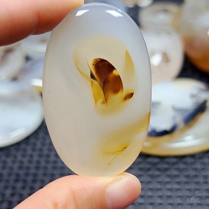 未镶嵌玛瑙/玉髓珠宝半成品