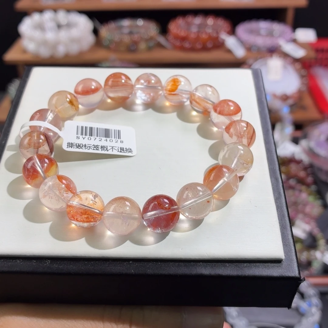 手串未镶嵌水晶11+透体胶花