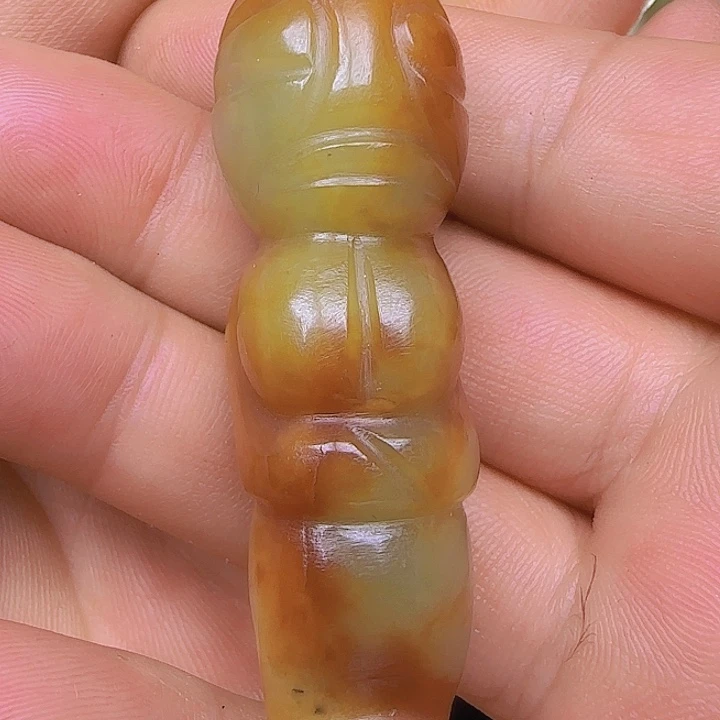 和田玉未镶嵌吊坠(不含链)