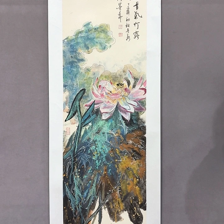 国画亲笔手绘放心去藏