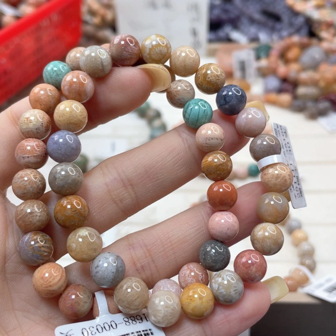 未镶嵌手串硅化玉不****财422