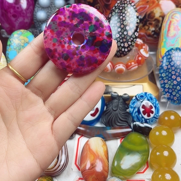 玛瑙/玉髓未镶嵌耳环