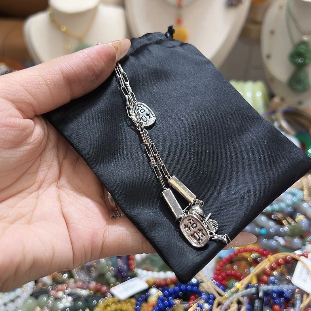 银S925镶嵌手链玛瑙/玉髓