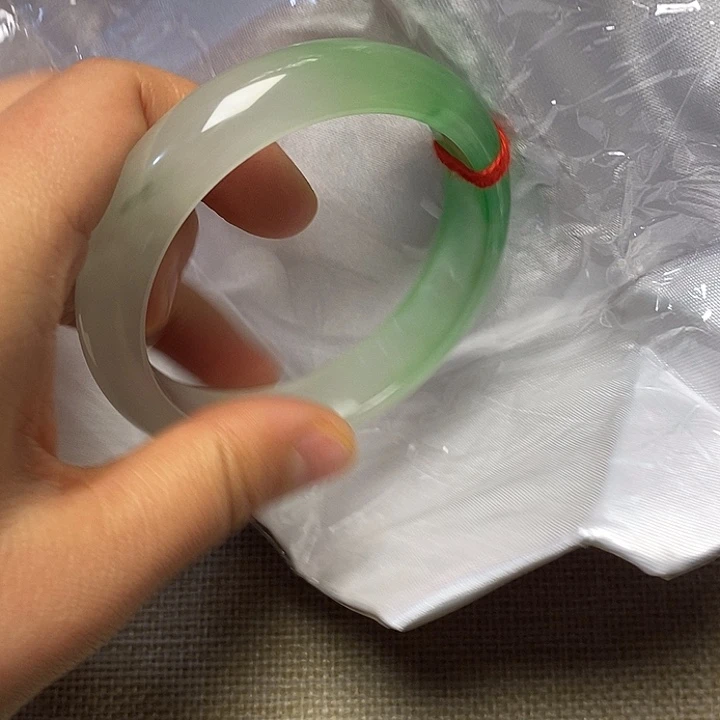 翡翠未镶嵌手镯59-60圈口