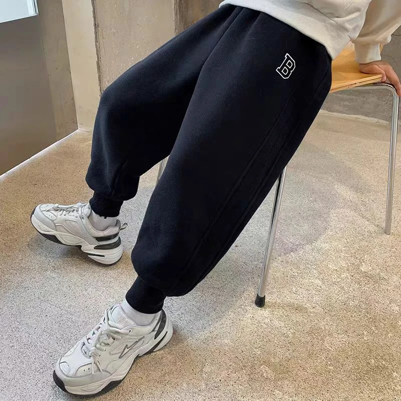 801儿童冬季加绒棉裤