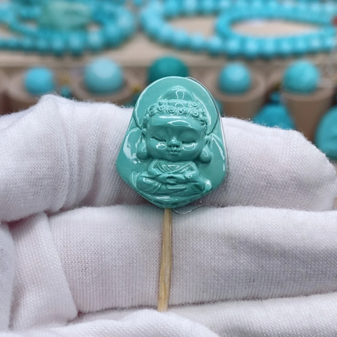 绿松石未镶嵌珠宝奇石