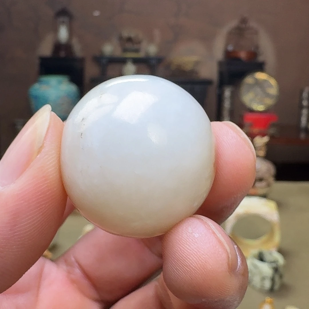 和田玉颈饰未镶嵌活**彩