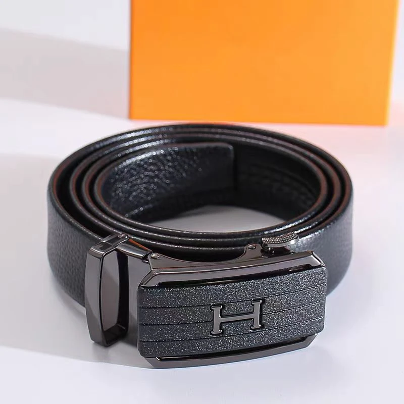男士头层牛皮皮带百搭耐用皮带简约设计师高档
