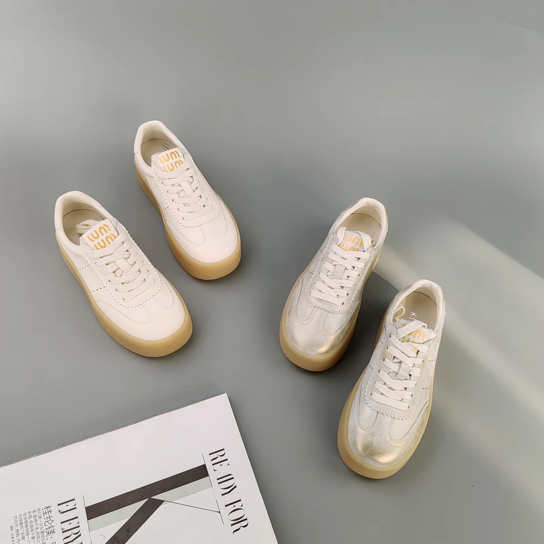 2024新款时尚百搭秋季低帮饼干鞋透气厚底经典饼干休闲鞋-667