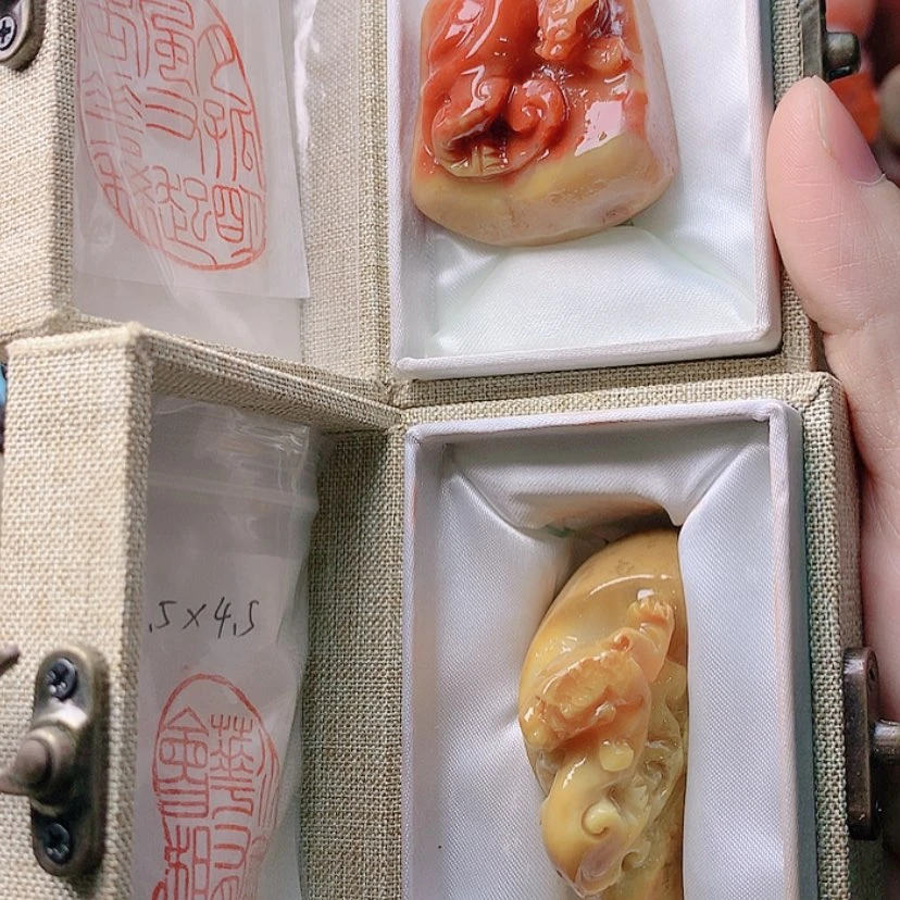 【闪购商品】昌化石印石牧*手工闲章