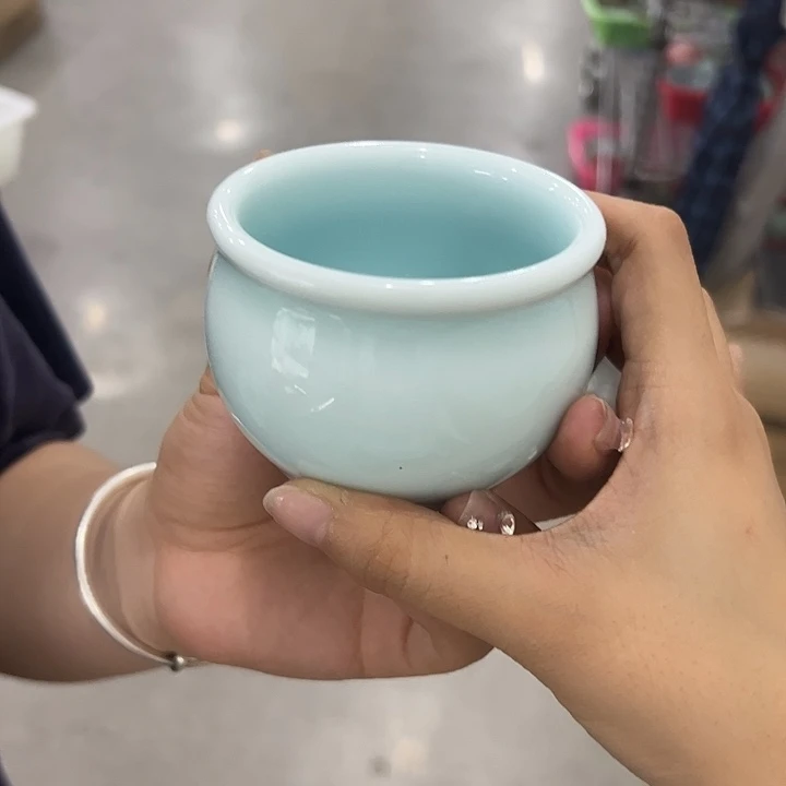 龙泉云间青瓷小米茶器