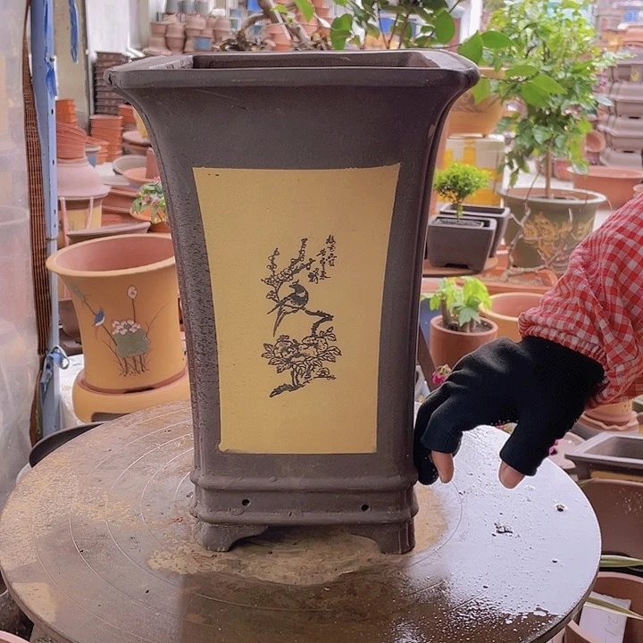 紫砂宜兴紫砂21黄四方