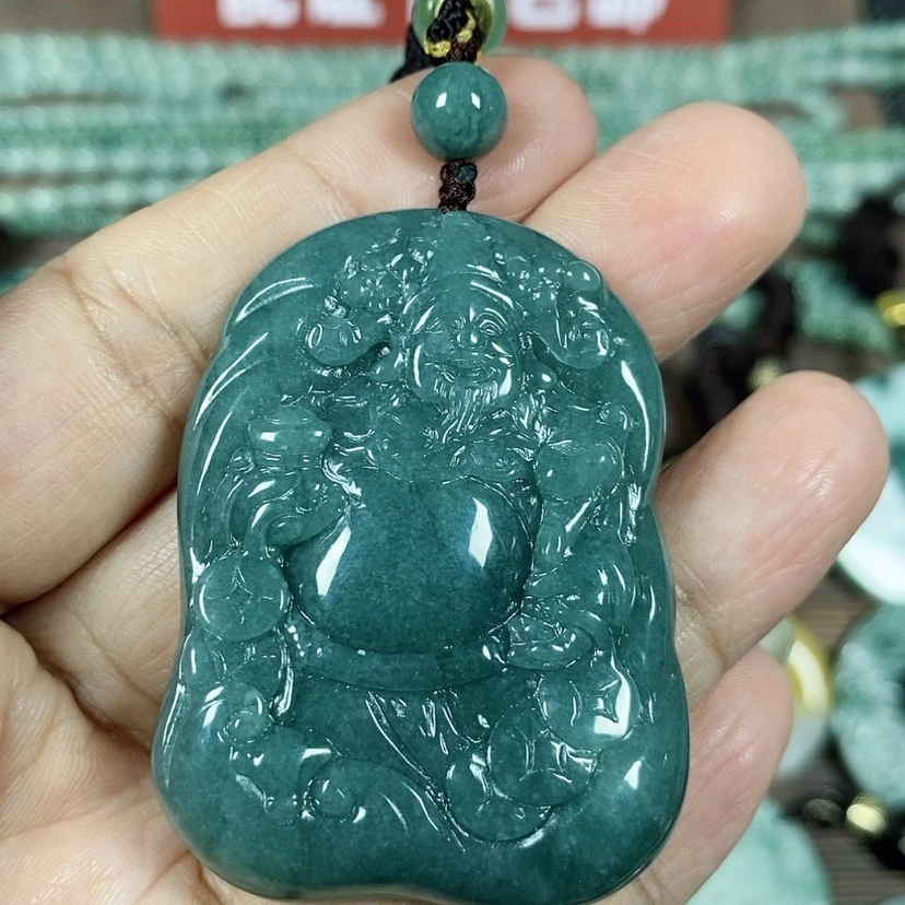 【闪购商品】翡翠颈饰未镶嵌修****心玉吊坠