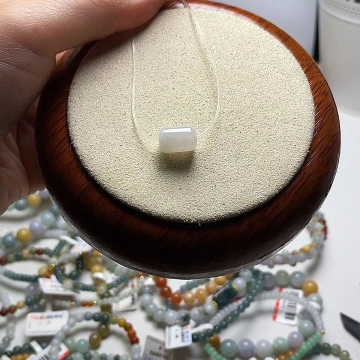 未镶嵌手串翡翠筒珠