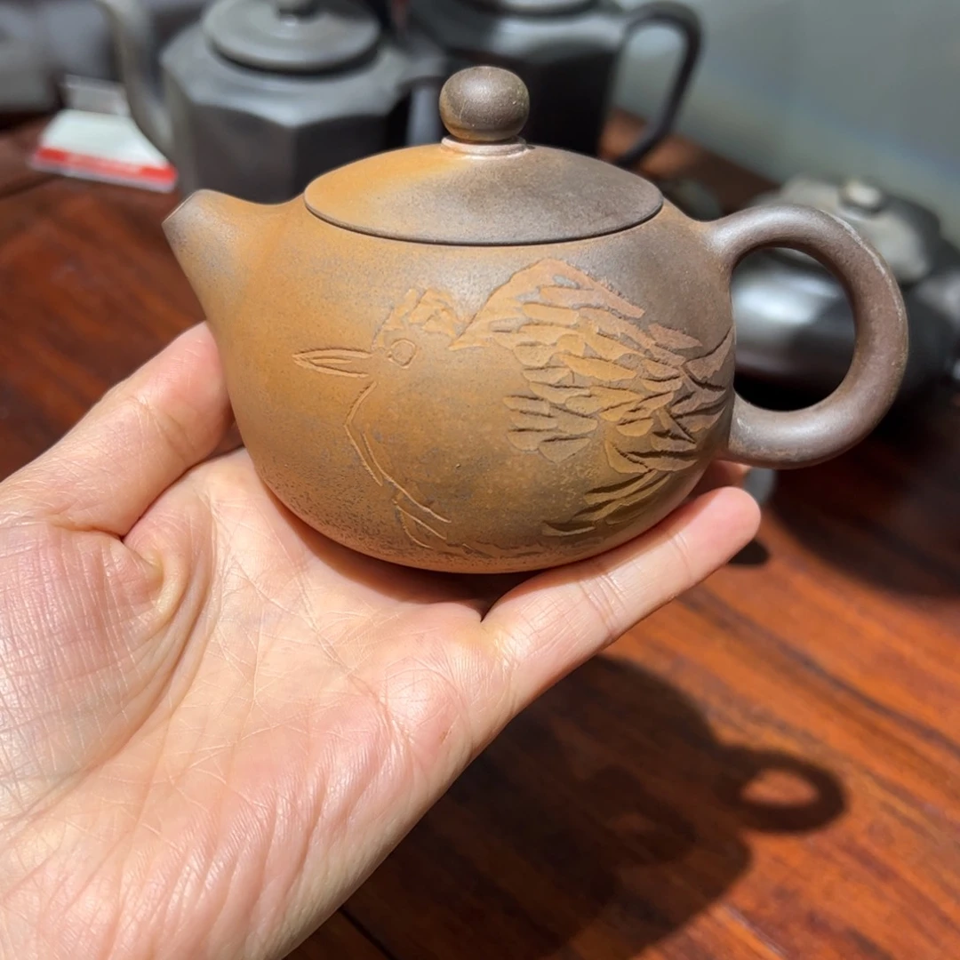 贵台龙窑柴烧茶壶A61旭***虹