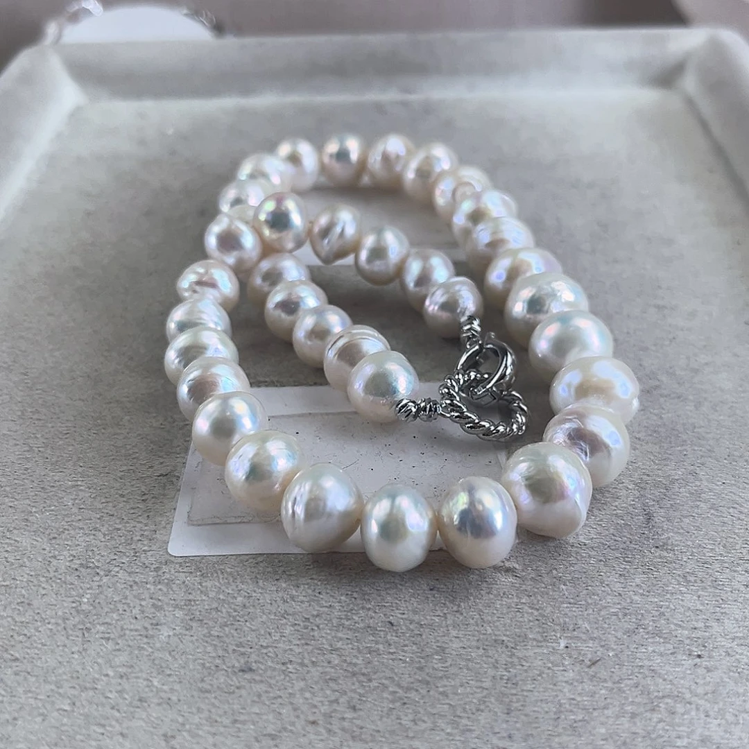 淡水珍珠未镶嵌项链【纯恬】