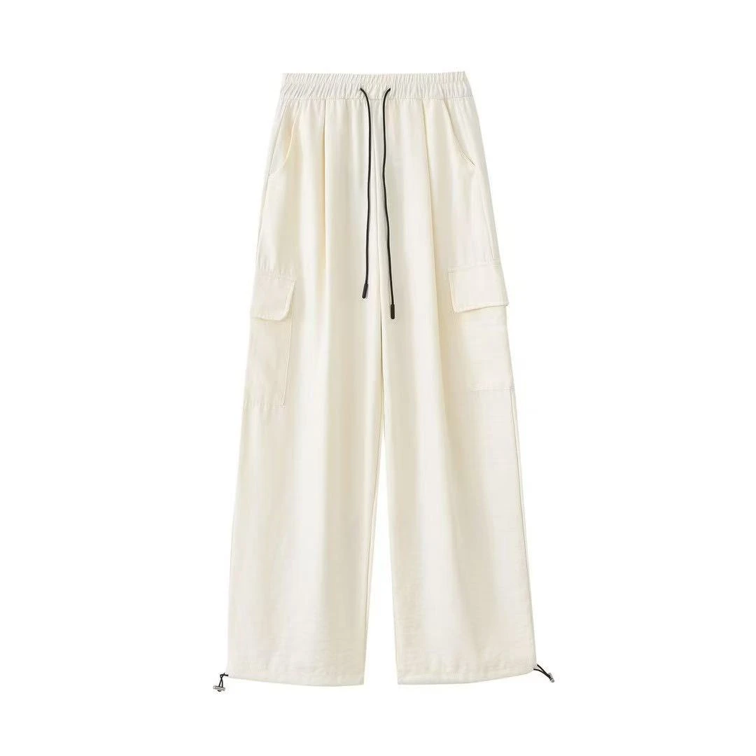 【露思伞兵裤】夏季韩系简约抽绳休闲裤