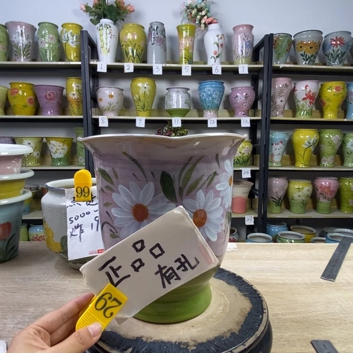 景德镇高温陶瓷花盆