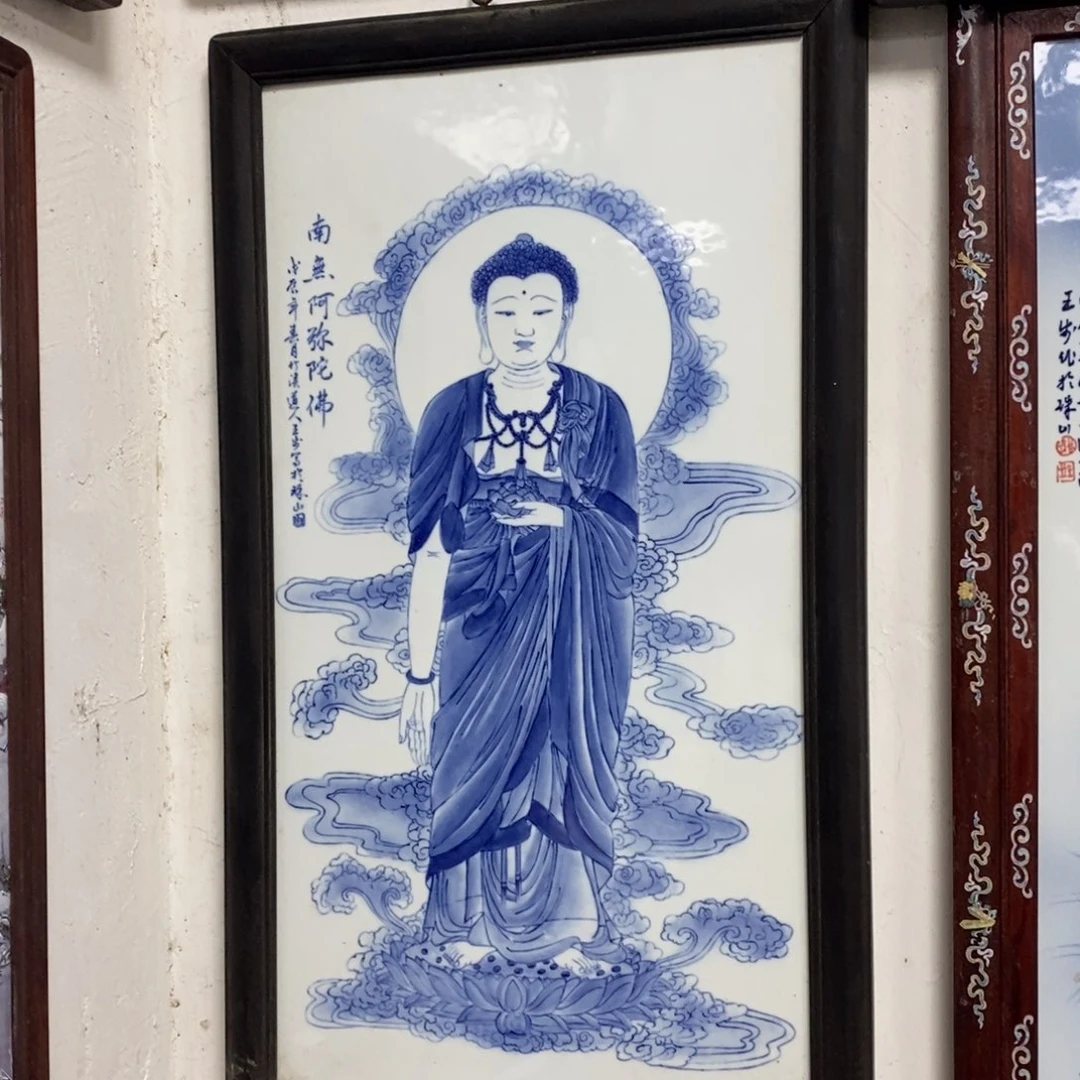 瓷90*52 景德镇瓷板画柴窑烧制