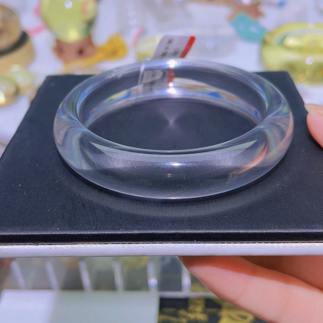 水晶手镯未镶嵌白水晶纯净体无暇
