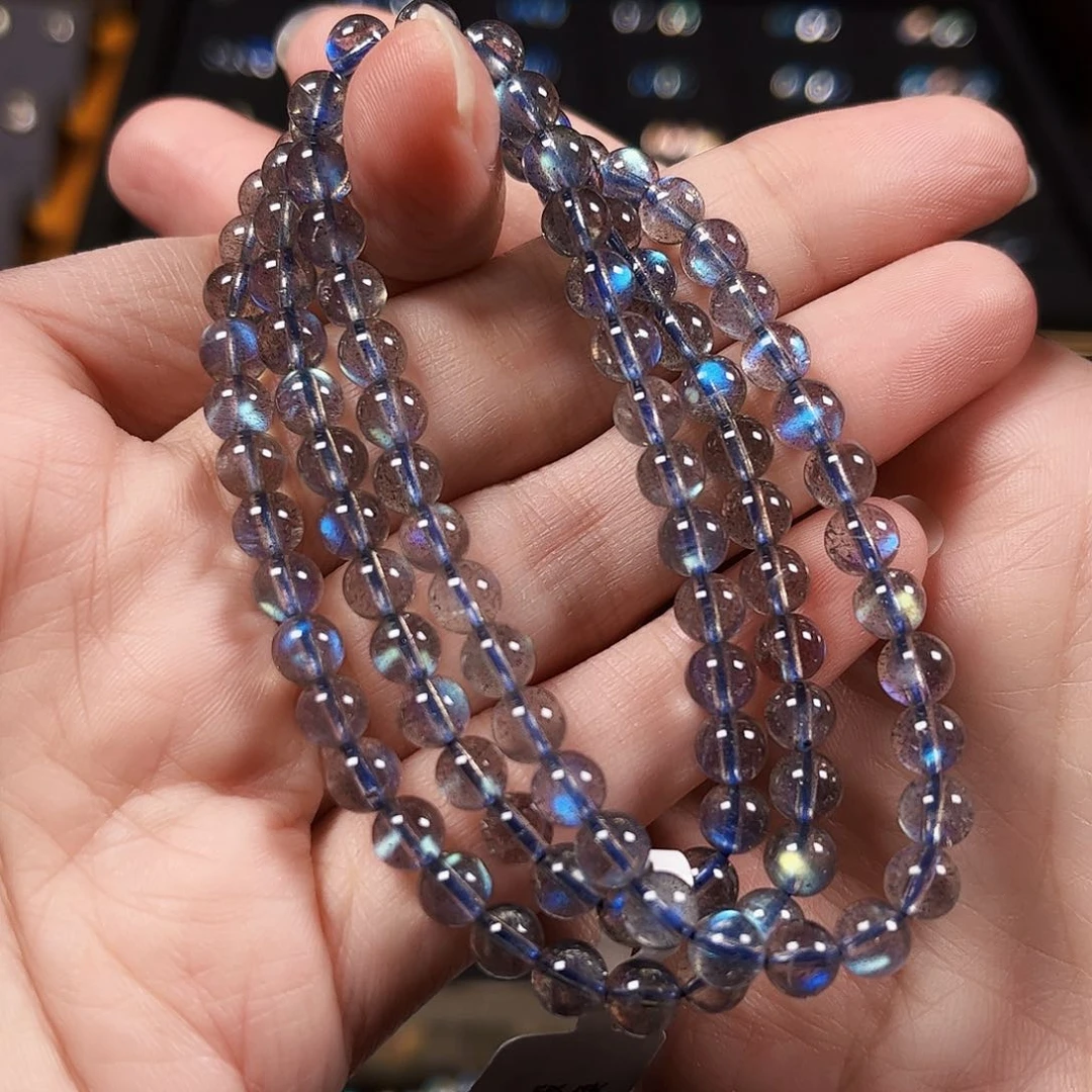 未镶嵌手链长石5.6左右