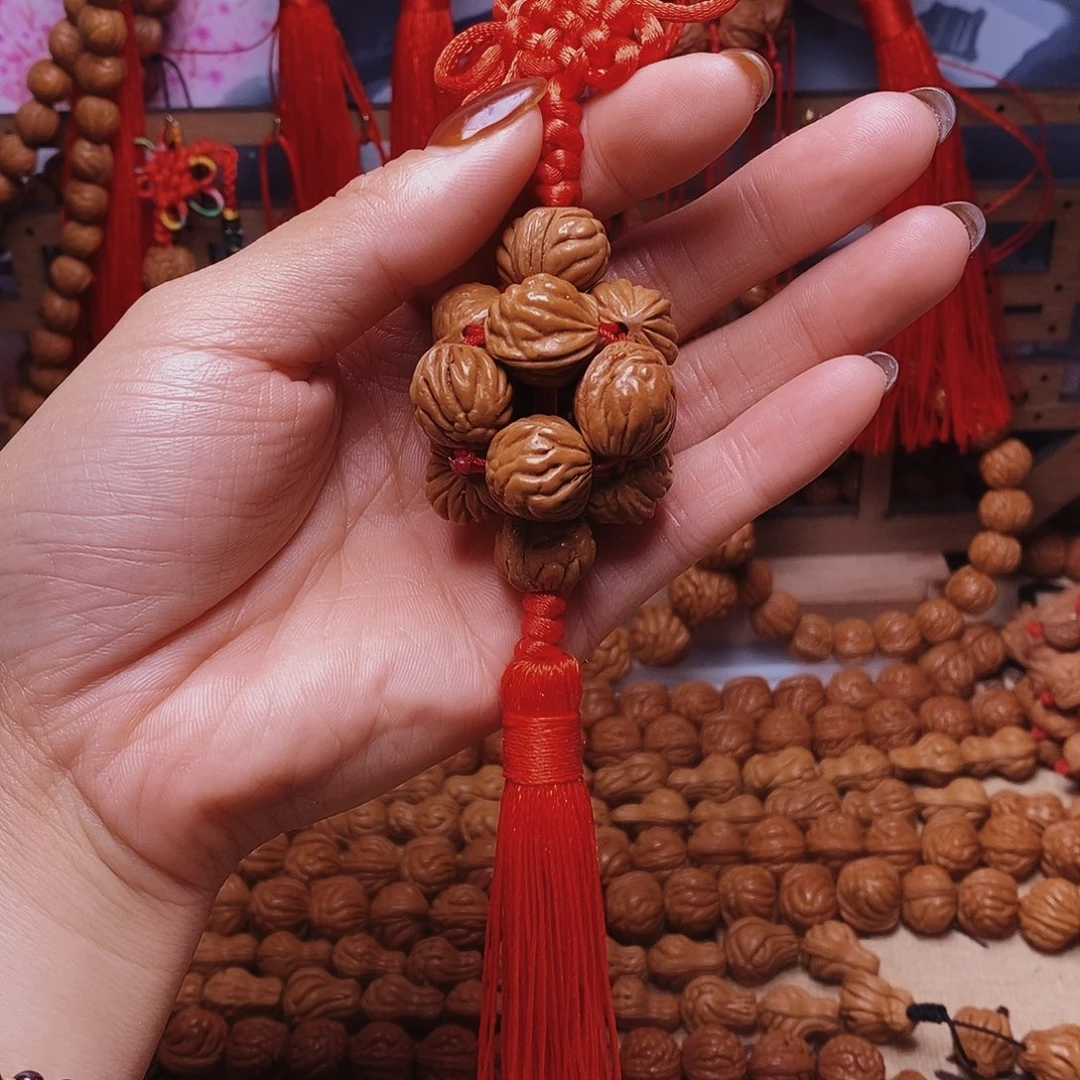 吊坠桃核龙纹桃枭