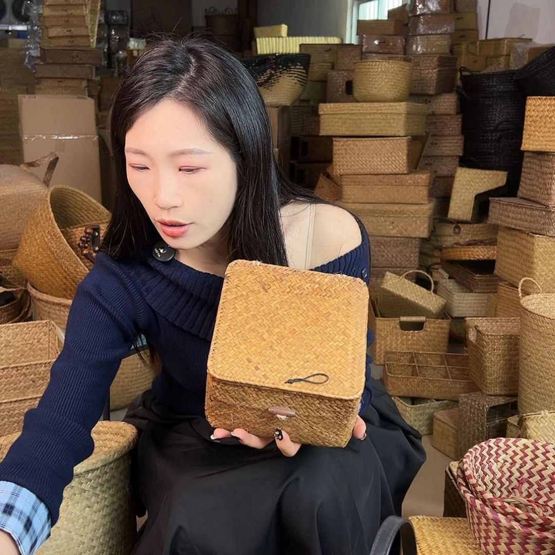 草编包/草编收纳盒微瑕疵