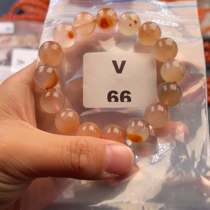 南红玛瑙未镶嵌多样性发货默认微瑕称重12mm