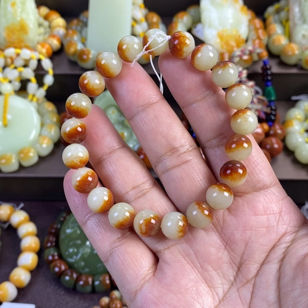 透闪石质玉未镶嵌手串