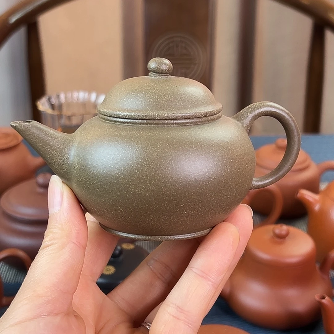 紫砂茶壶精品 水平 青段泥 150cc