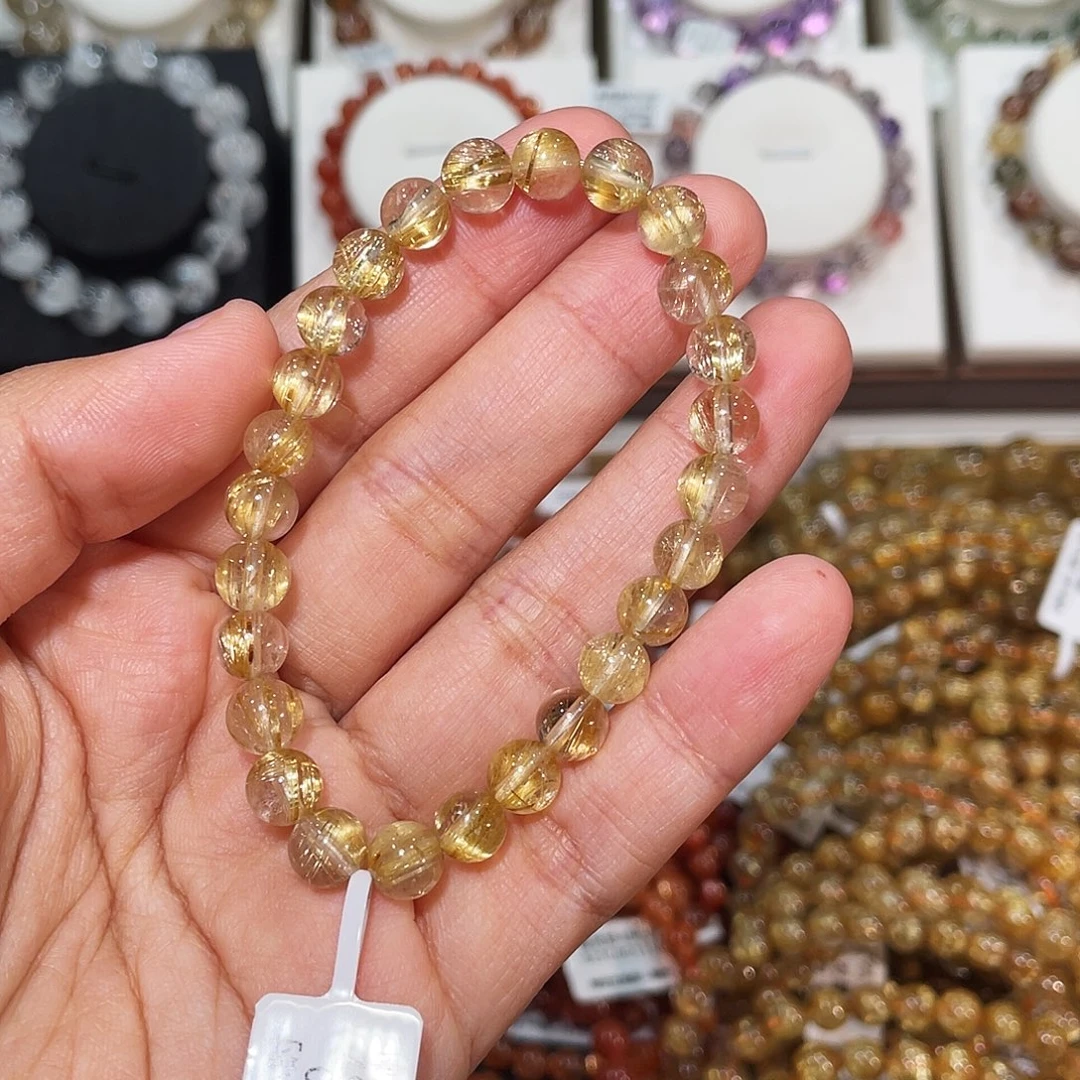 手链未镶嵌发晶顺发钛晶7.9mm