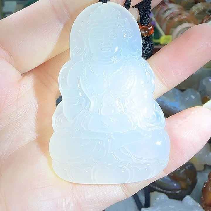 玛瑙/玉髓合金吊坠