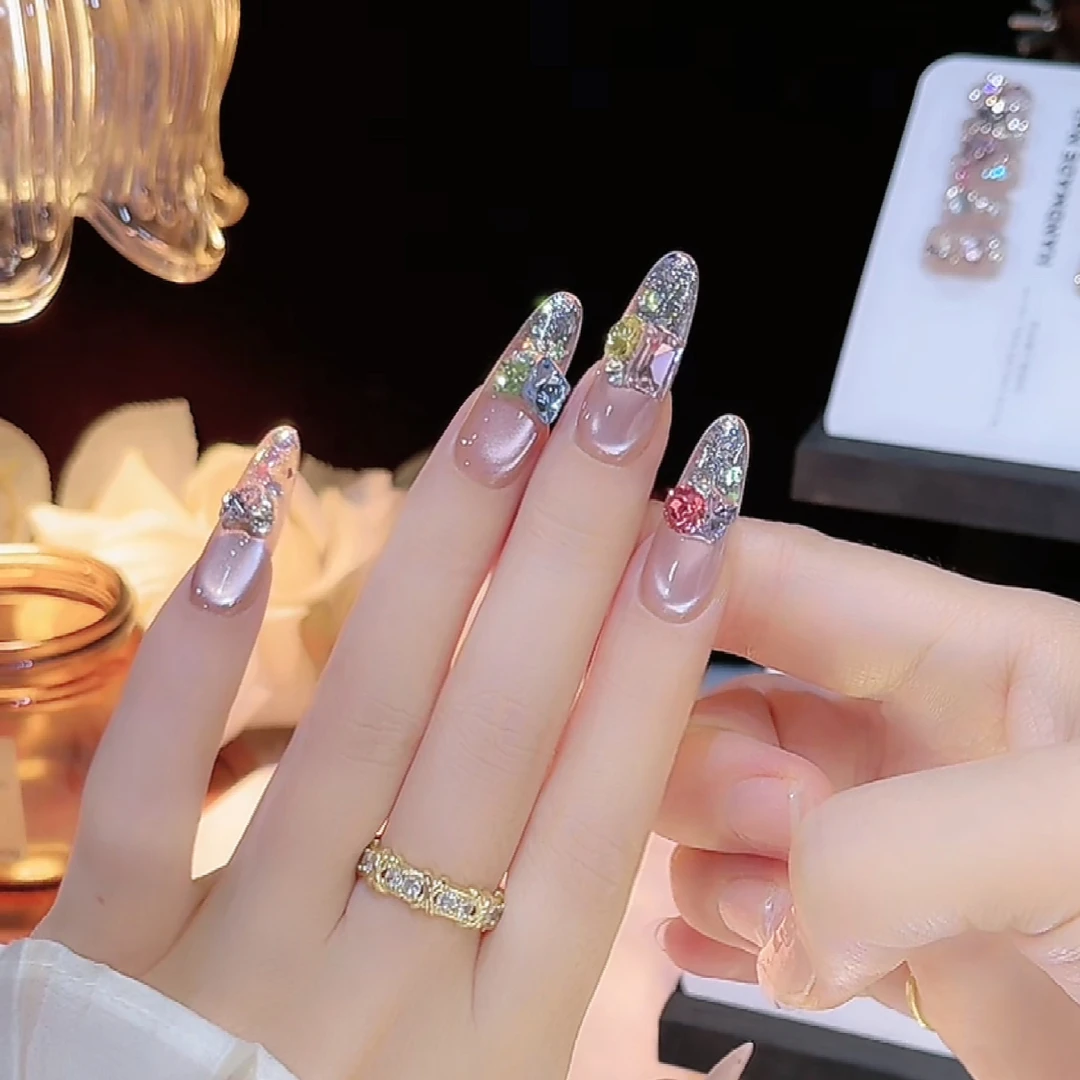 【梦幻糖果】纯手工穿戴甲美甲贴片