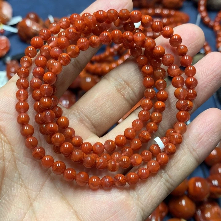 手串未镶嵌南红玛瑙5mm+