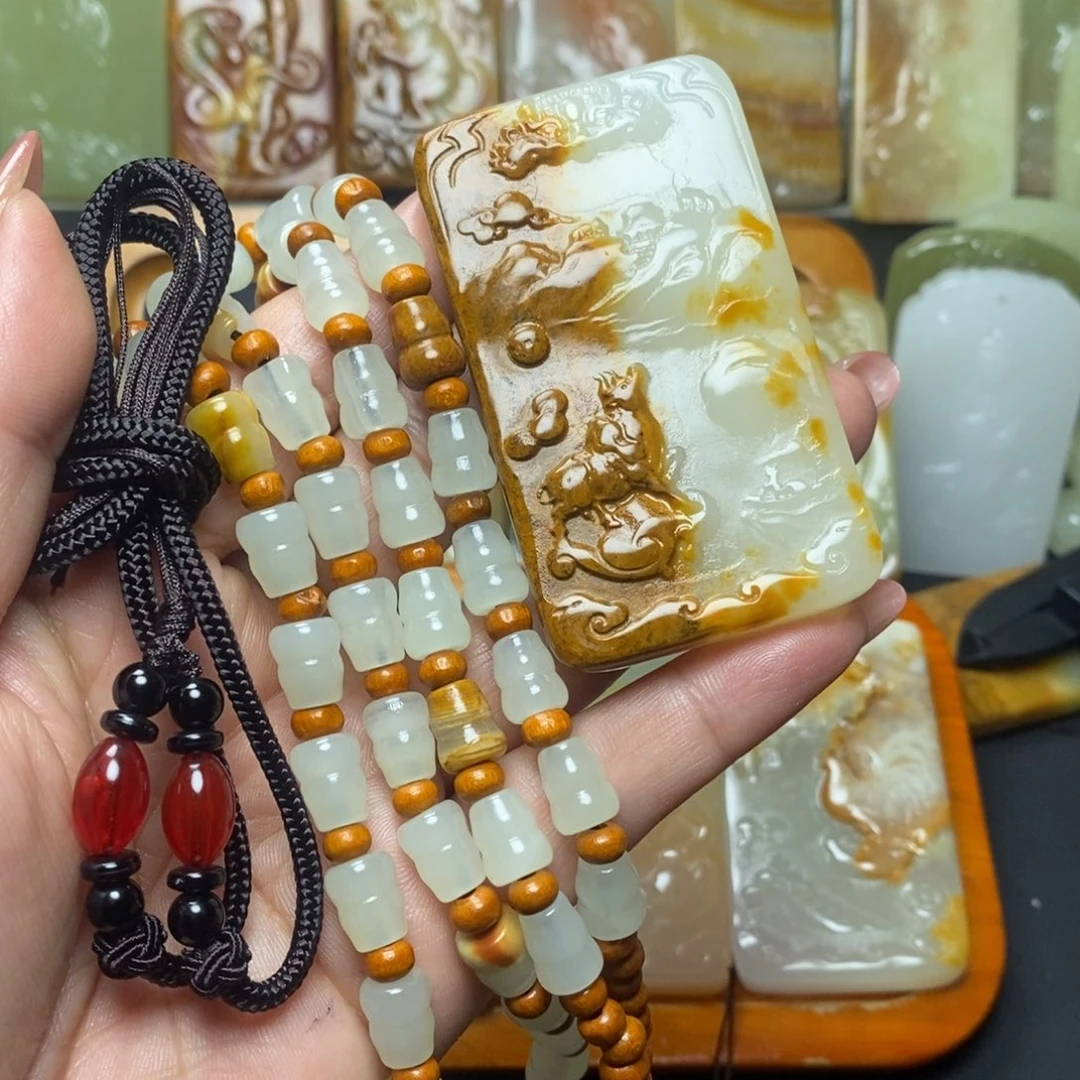 盆景石方解石十二生肖牛