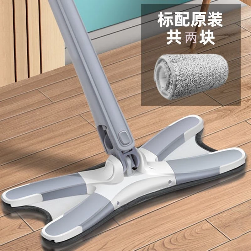 【西藏新疆包邮】蝴蝶拖把免手洗家用一拖净干湿两用懒人拖布拖地神
