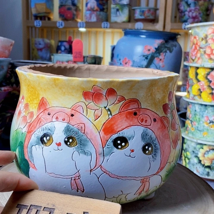景德镇艺术手绘作品