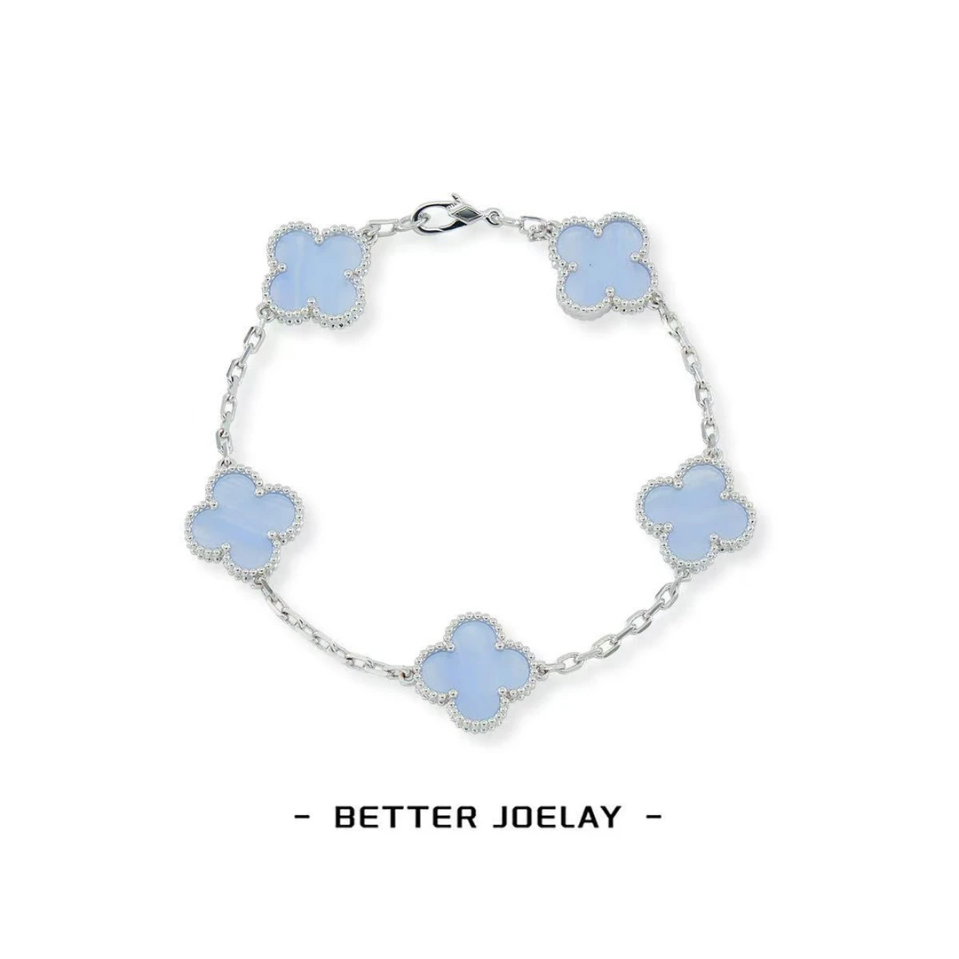 铜合金贝壳手链 BETTER JOELAY-【云朵蓝五花】百搭高级感KXL0037