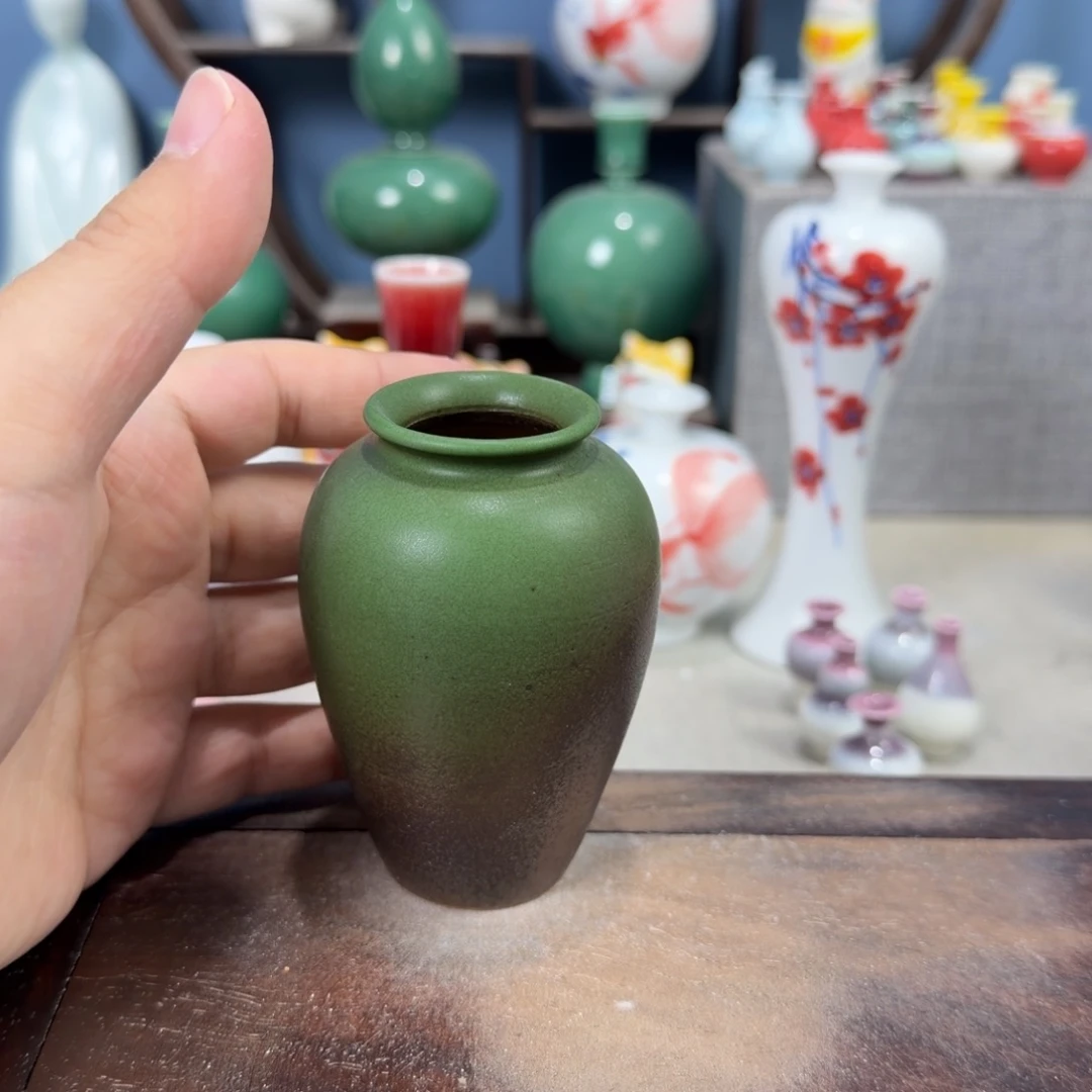 陶瓷手工小花器摆件