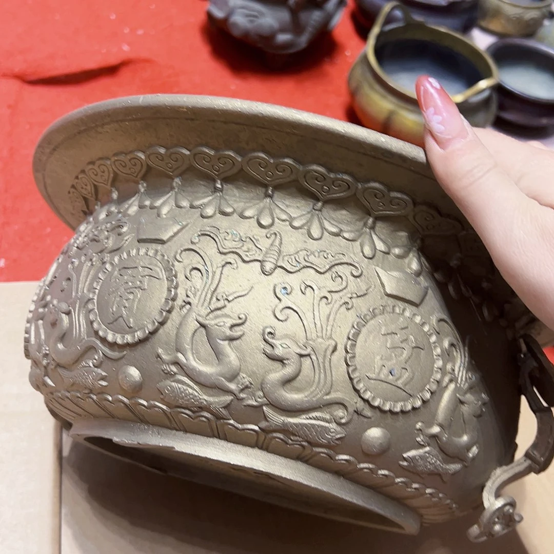 祝*！黄铜摆件工艺品，