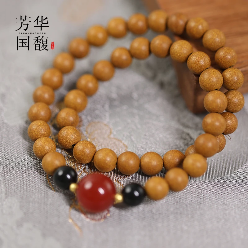 【芳华国馥】悦梨集芳 古法纯手作合香珠【双圈】手串